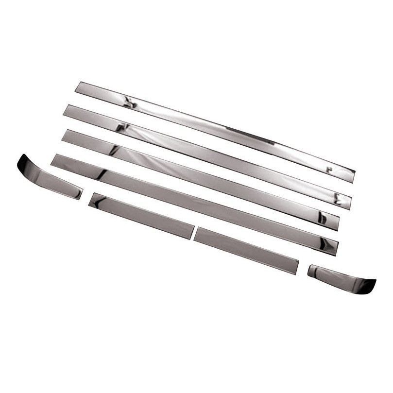 式ダイハツ アトレイ ドアエッジ＆リアウィンドウ装飾メッキバー 304ステンレス製 外装