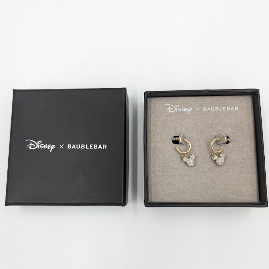 日本未発売】Disney×BAUBLEBAR コラボ ミッキーマウス シルバー ピアス