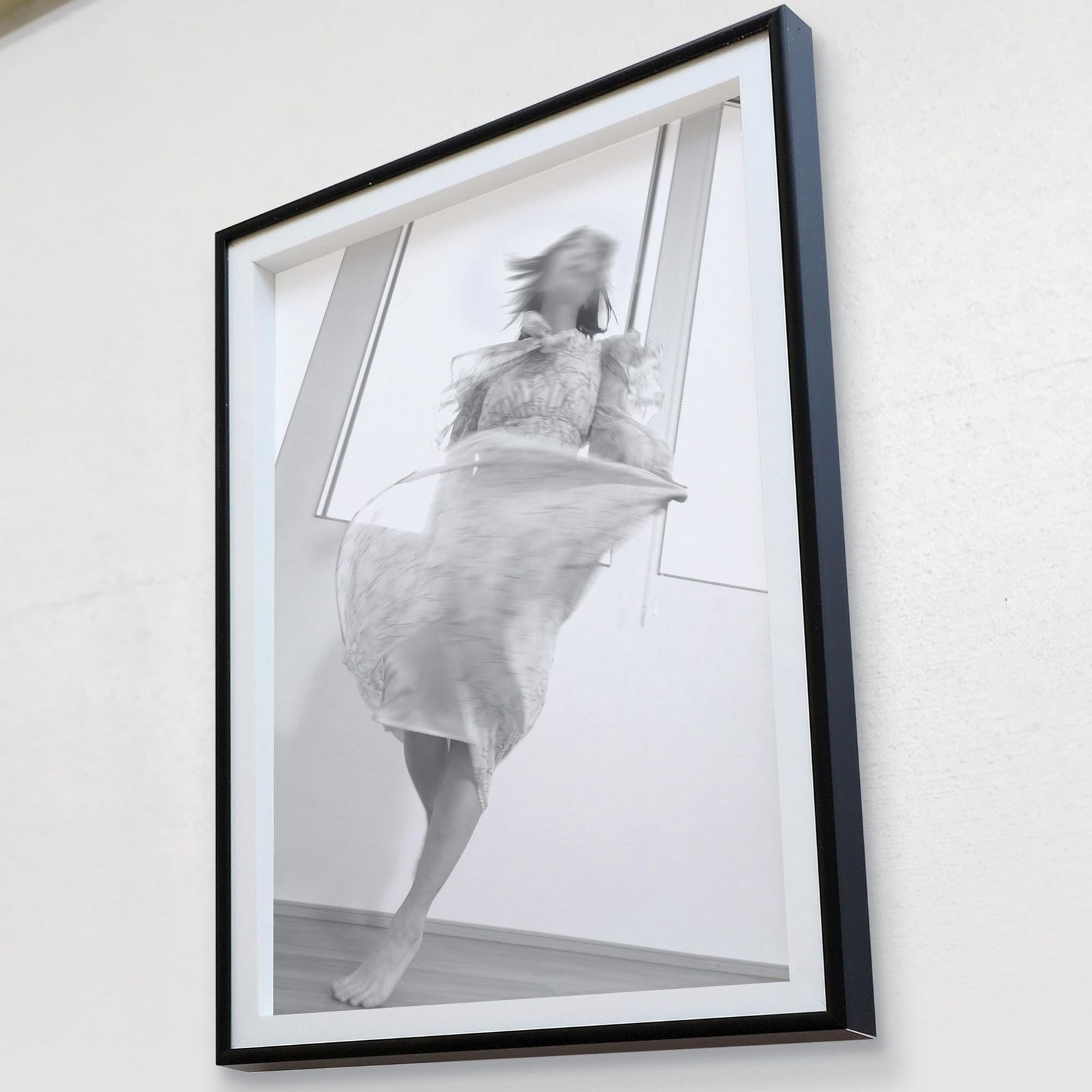 ソフケン アルミ額縁 ラクパネ3D 立体額 Lサイズ シルバー 軽量で作品セットが簡単 や絵や写真などをディスプレイ 収納内寸法978X676X深さ15mm