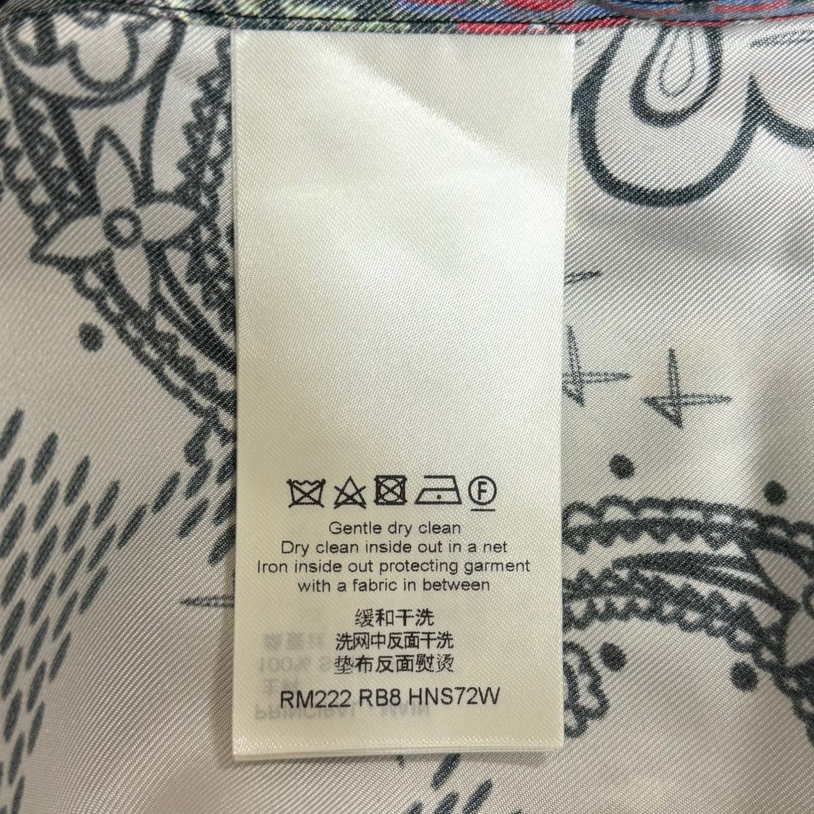 新品 LOUIS VUITTON 22AW モノグラム 総柄 シルク シャツ ルイヴィトン