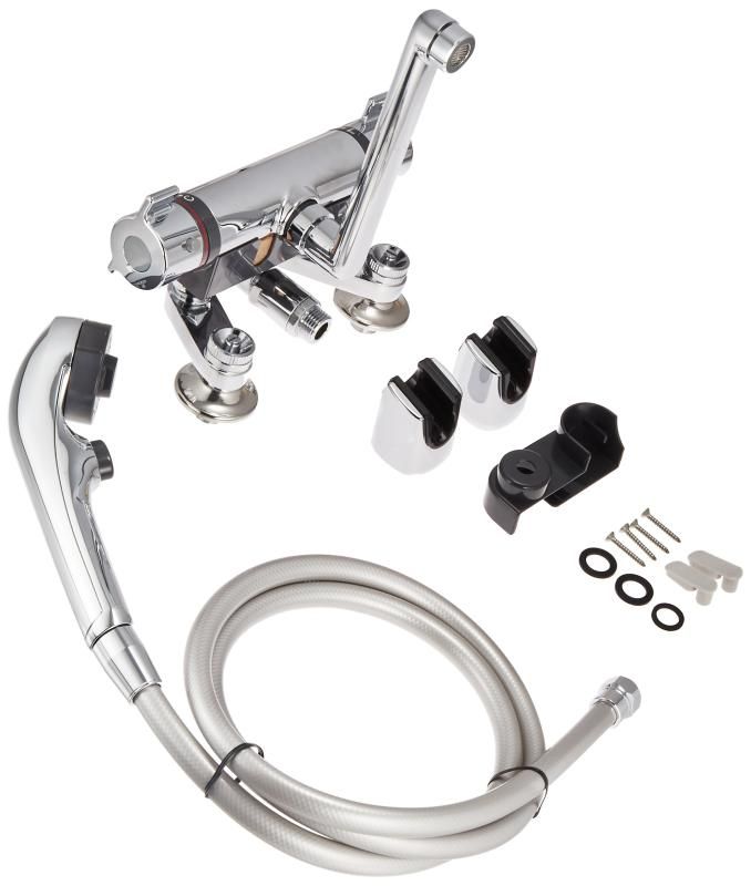 KVK eシャワー・3wayワンストップ付サーモスタット混合水栓