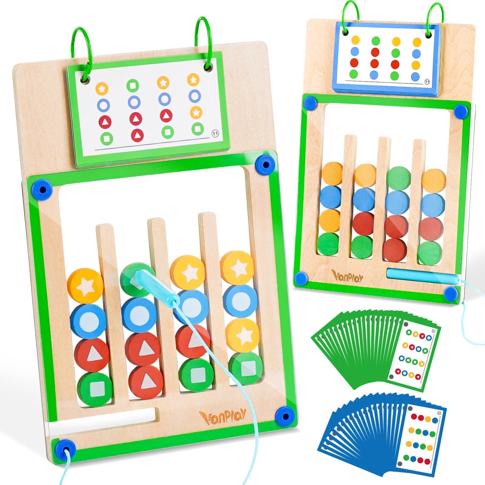 Vanplay モンテッソーリ 玩具 おもちゃ 男の子 女の子 知育玩具 木のおもちゃ 3 4 5 6 7 歳 誕生日プレゼント 指先の知育 早期開発 指先訓練 子供おもちゃ 入園お祝い プレゼント