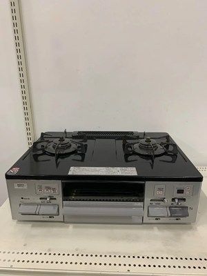 北見市発】パロマ Paloma ガスコンロ PA-N70B-L E1-4-14 2017年製 黒