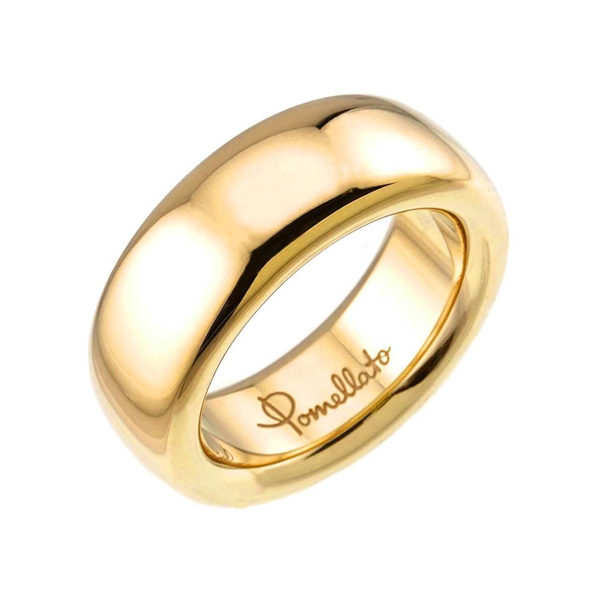 pomellato 18金ゴールド リング Pomellato 18K Rose Gold ICONICA Ring with Diamonds, 0.66tcw