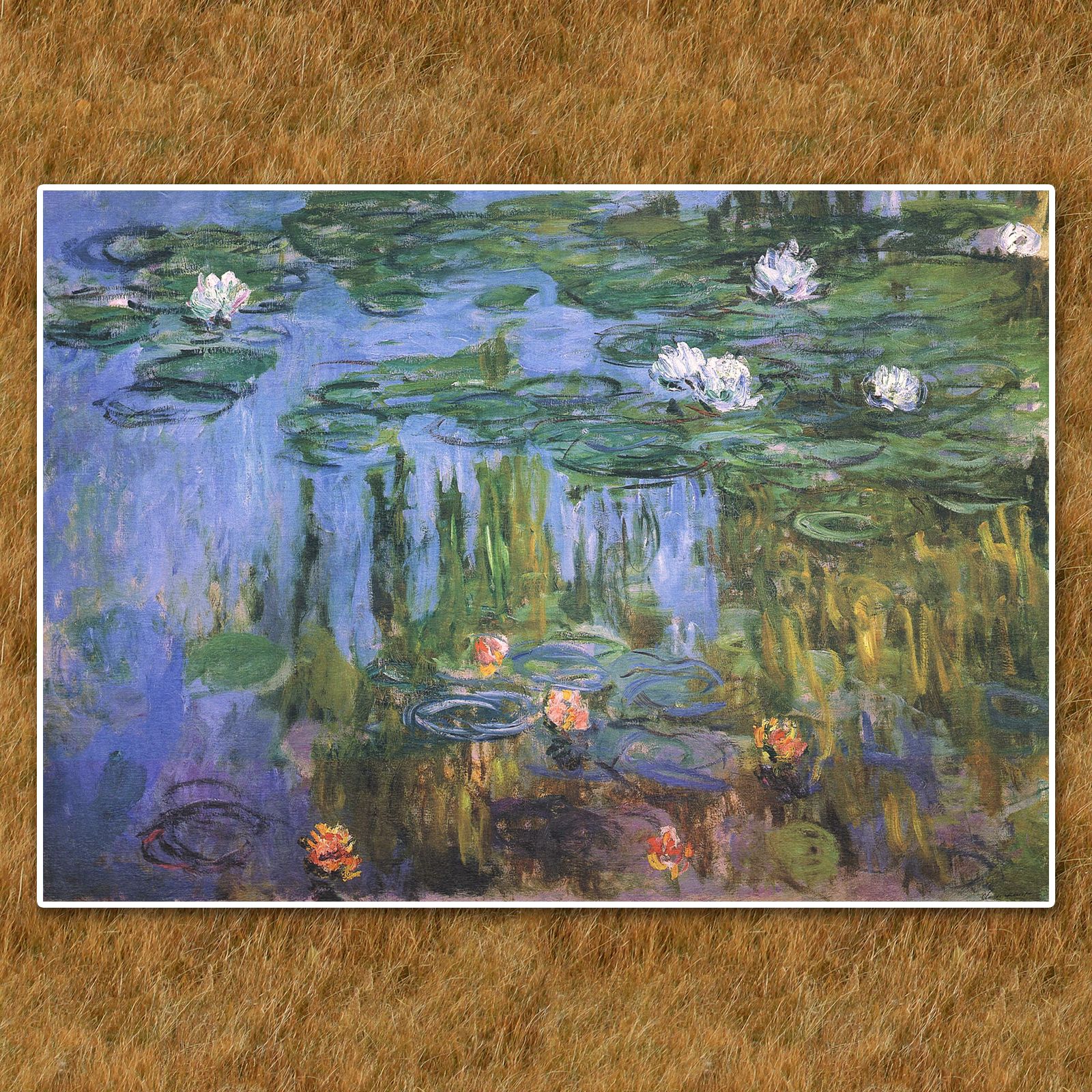 モネ『睡蓮 (Water Lilies)〈31〉』複製画【額入り】 - メルカリ