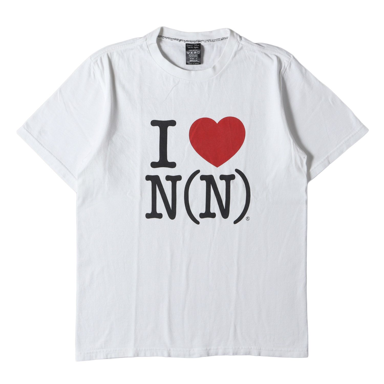 NUMBER (N)INE 10周年記念 半袖Tシャツ　アイラブ T NUMBER (N)INE 10周年記念 アイラブナンバーナイン 半袖Tシャツ