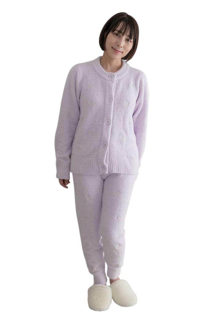 RIRIOA ルームウェア レディース パジャマ もこもこ 部屋着 長袖 上下セット