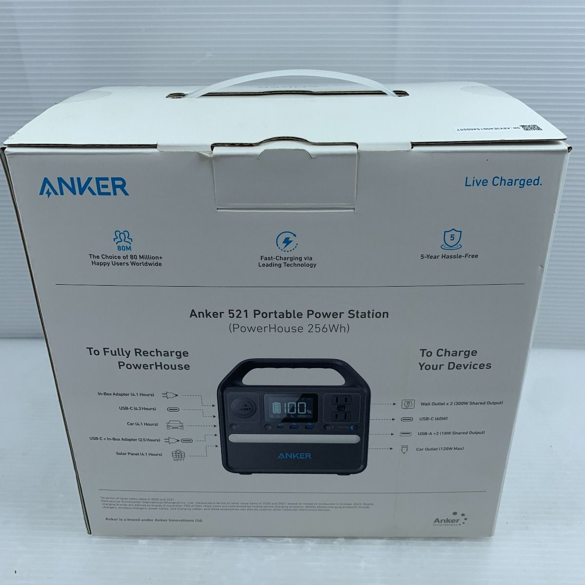 κκANKER アンカー(家電) ポータブルバッテリー 521 Portable Power 
