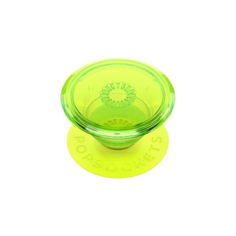 HOT，新作 PopSockets ポップグリップ Neon Glow Blazing Lime(ネオン グロウ ブレイジング ライム) スマートフォン本体