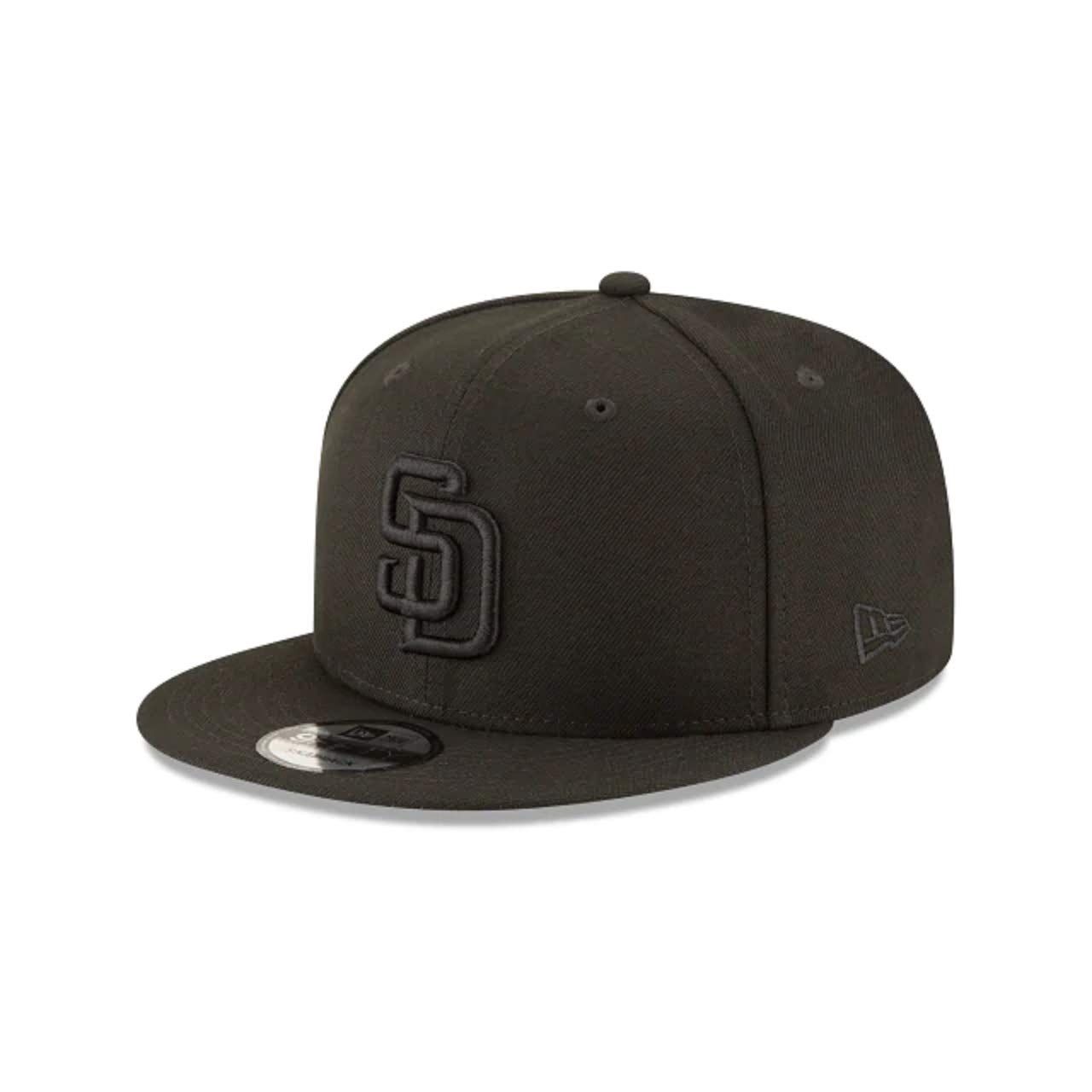 New Era 9Fifty 950 ブラック ベーシック スナップバック アジャスタブル キャップ サンディエゴ パドレス ブラック Free Size サンディエゴ パドレス ブラック