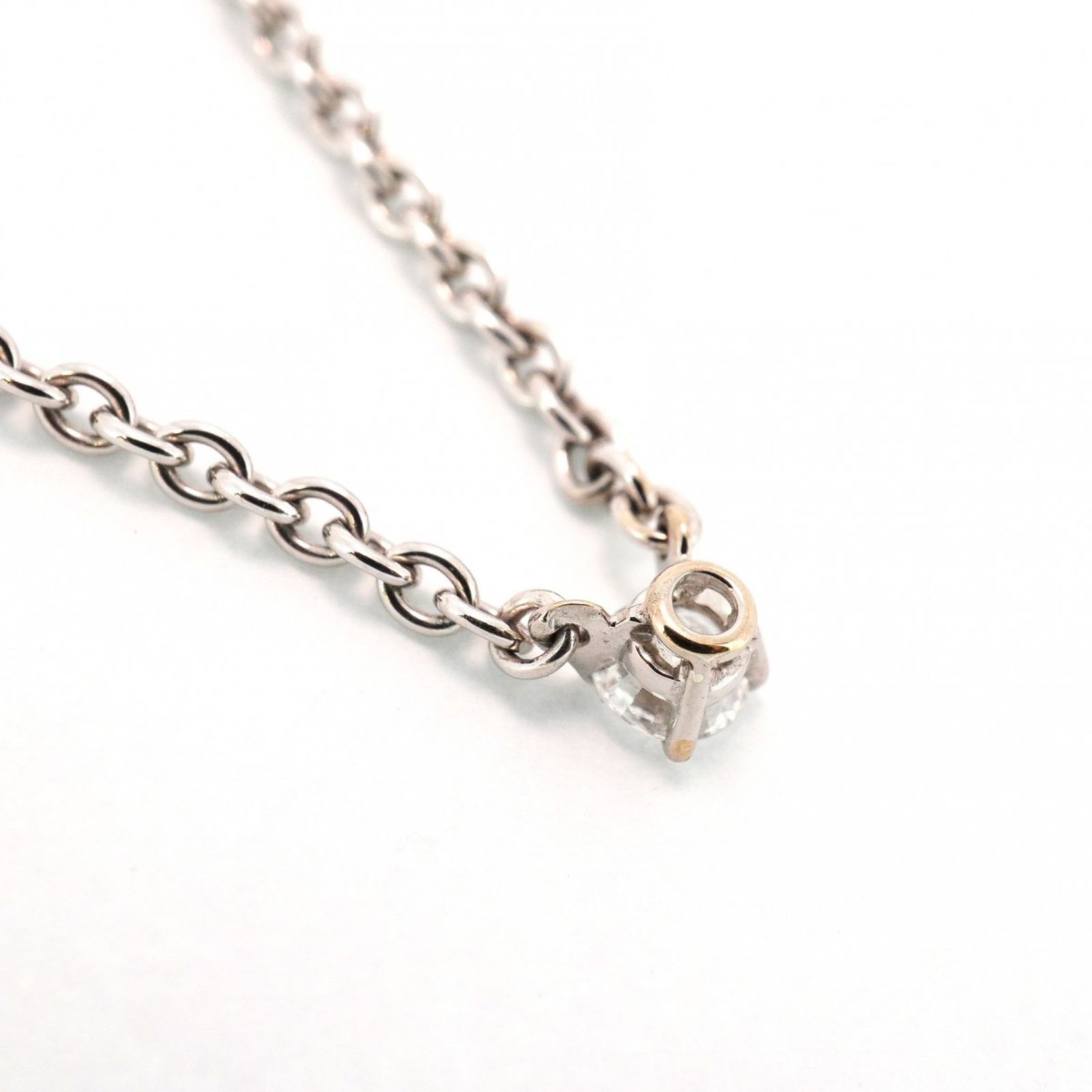 カルティエ(Cartier) カルティエ ネックレス ソリテール 1PD 18KWG  