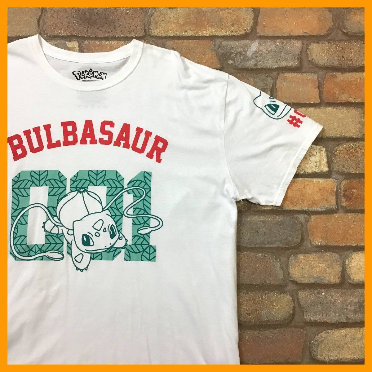 ME11-170☆USA古着☆レアプリント☆ビッグサイズ【POKEMON ポケモン フシギダネ】オフィシャル 半袖Tシャツ【メンズ 2XL】白T  大きいサイズ ポケットモンスター - メルカリ