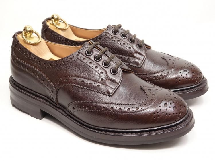 960 0925 使用数回 トリッカーズ フルブローグ ダークブラウン グレインレザー 6-5 5633