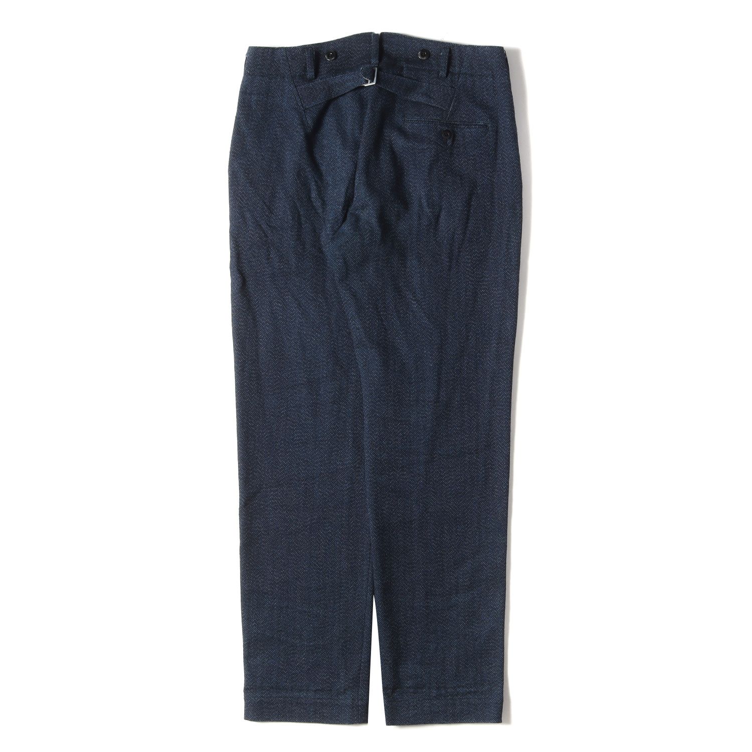 【美品】 JELADO COPANO ウール トラウザー インディゴ M 美品・コラボ】JELADO×COPANOウール トラウザーズインディゴ染め