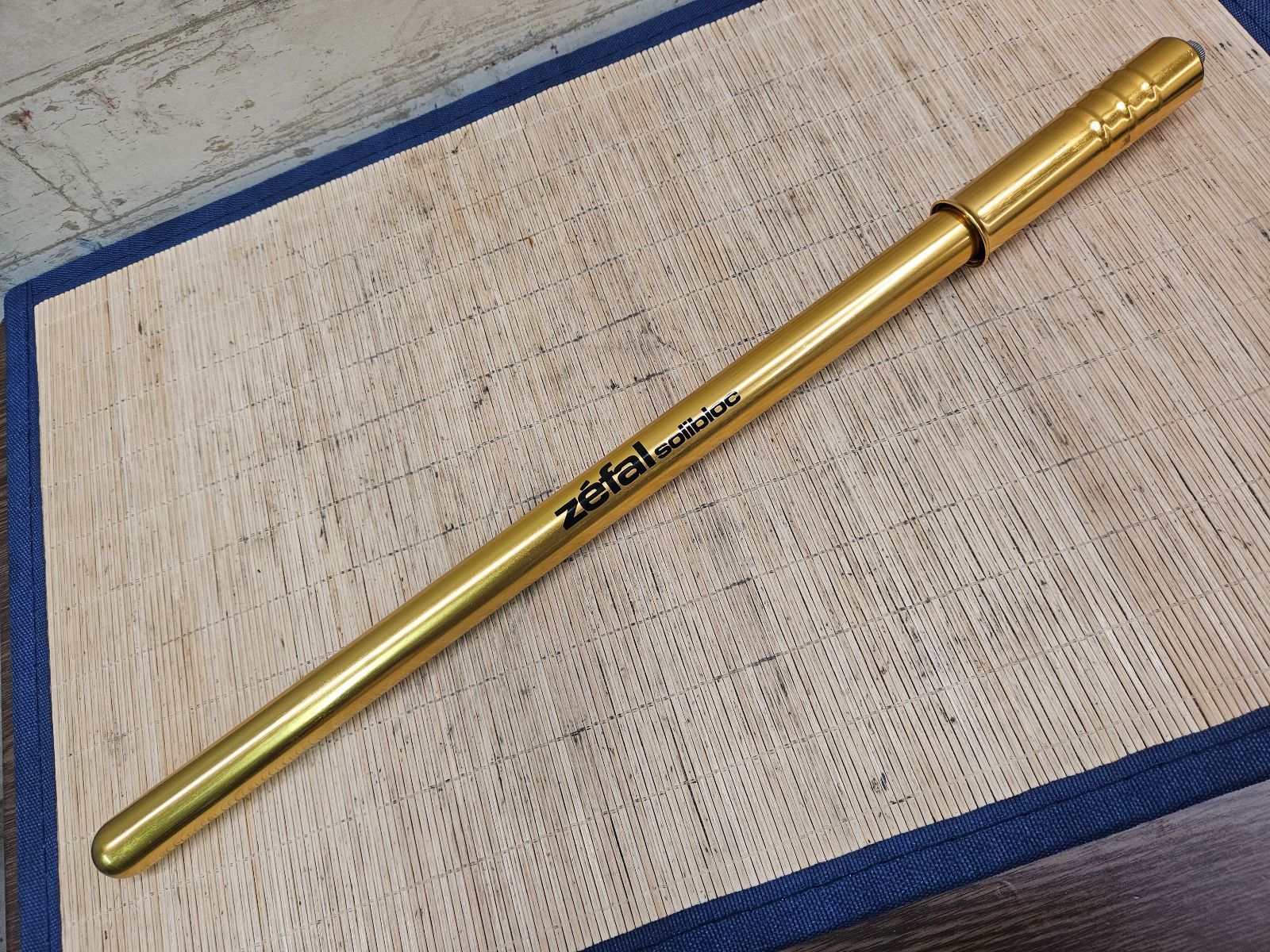 上品!! Zefal solibloc ゼファール ソリブロック フレームポンプ 仏式 ロード ランドナー ゴールド 同梱発送承中!! T-597