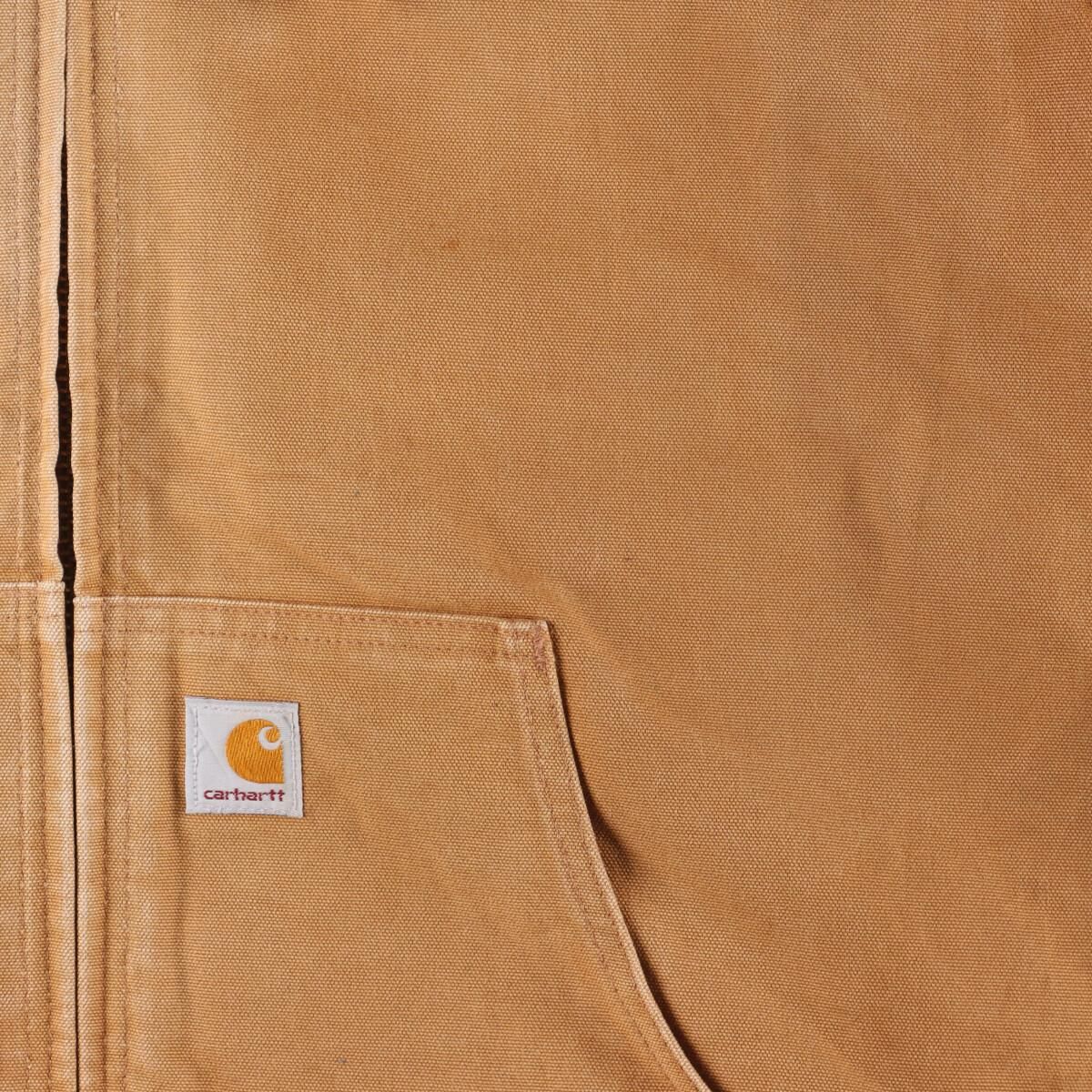 古着 カーハート Carhartt アクティブジャケット ダック地フルジップ