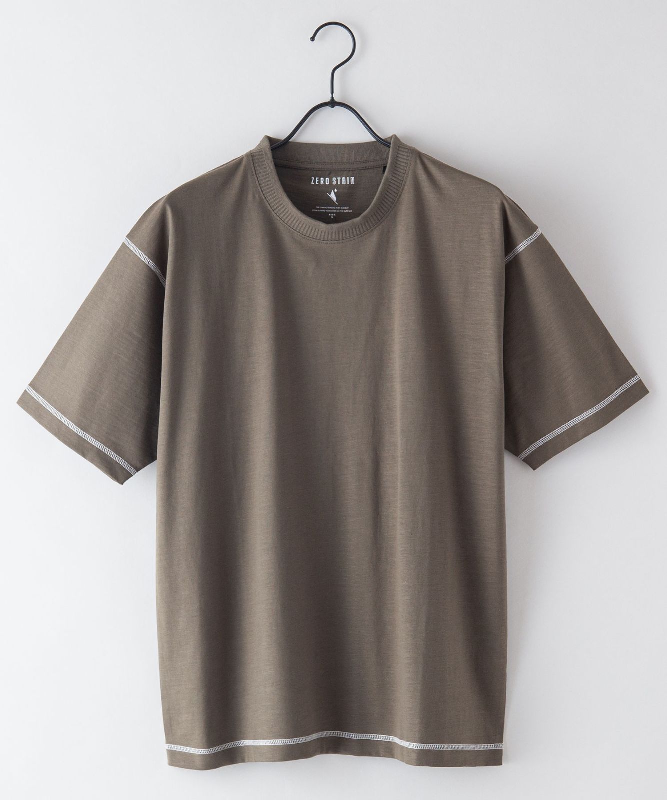 汗染み 目立ちにくい Tシャツ ZERO STAIN スラブ ジャガード