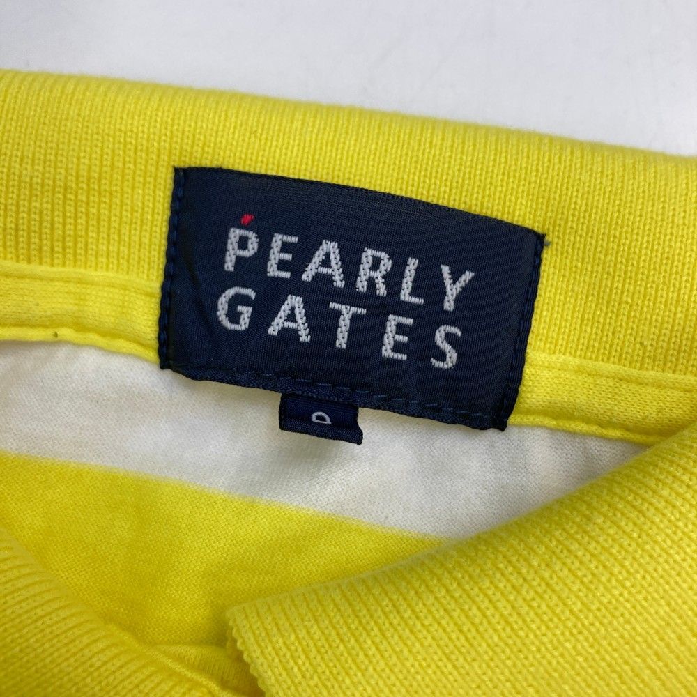 サイズ：0 PEARLY GATES パーリーゲイツ 半袖ポロシャツ