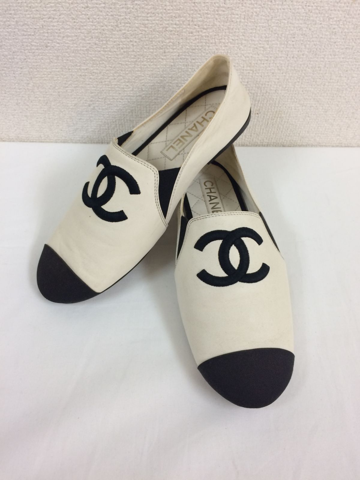 CHANEL シャネル ココマーク フラット シューズ 靴 - メルカリ