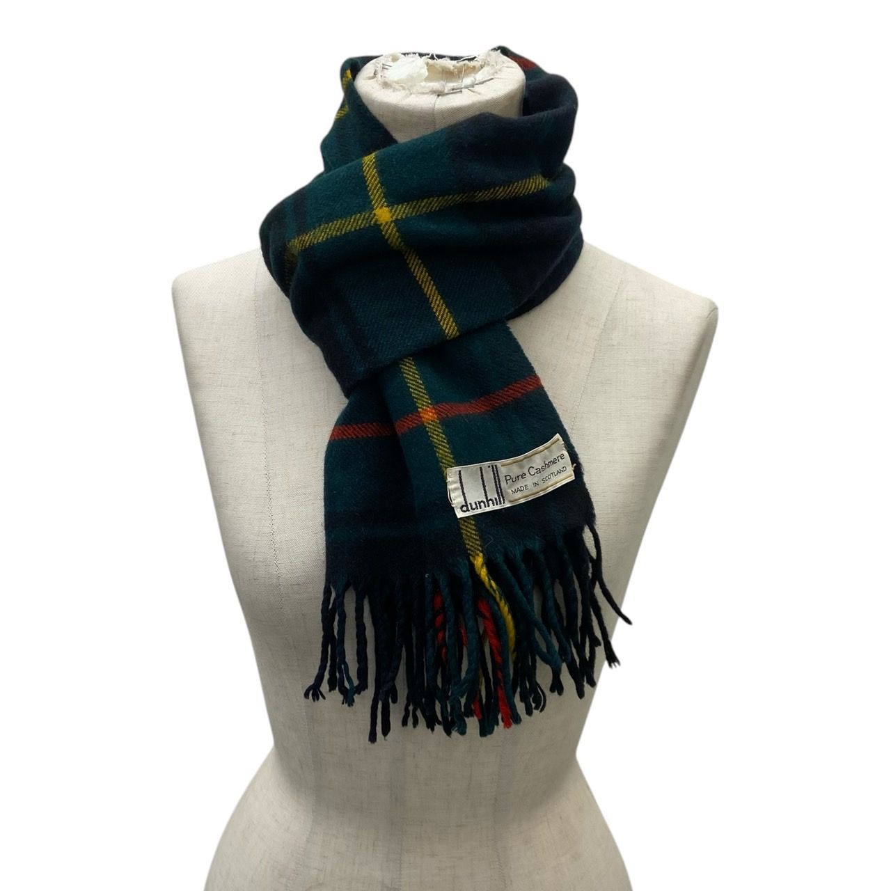 未使用*スコットランド製*dunhill/ダンヒル*カシミヤストール 未使用*スコットランド製*dunhill/ダンヒル*カシミヤストール