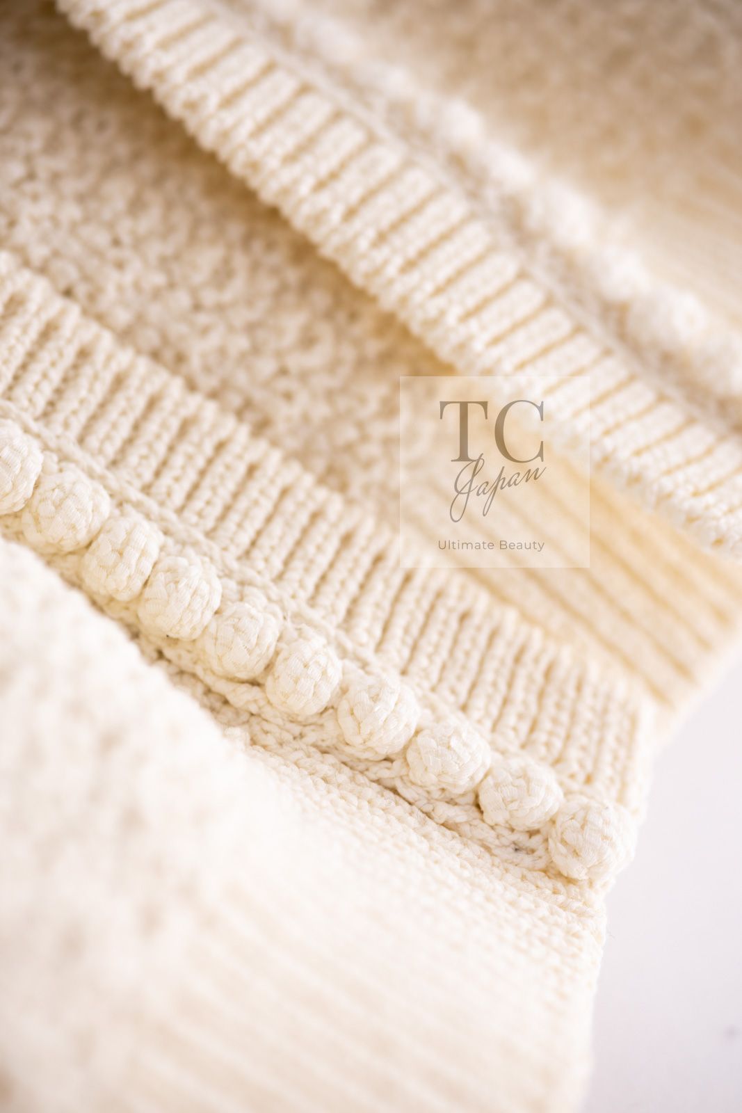CHANEL - シャネル カーディガン CHANEL 超美品 アイボリー 生成