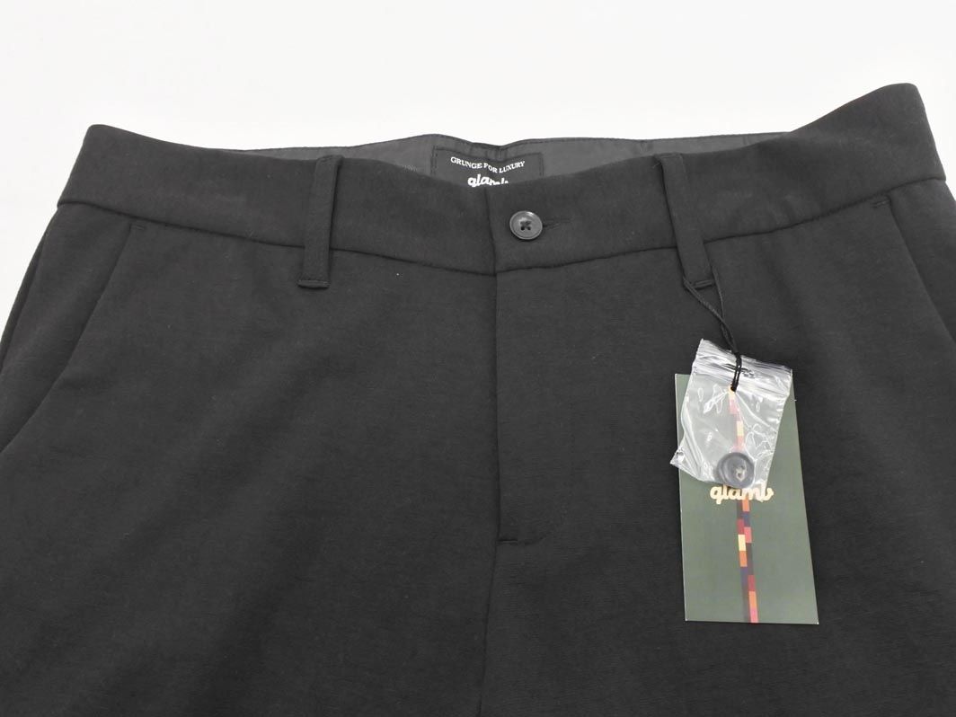 新品 glamb グラム ストレッチ テーパード パンツ size3/黒 新品 glamb グラム ストレッチ テーパード パンツ size3/黒