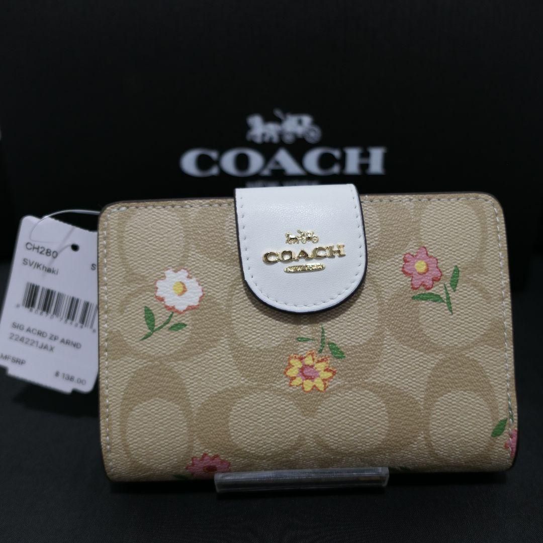 コーチ COACH二つ折り財布 レディース シグネチャー CH280 CH480 - メルカリ