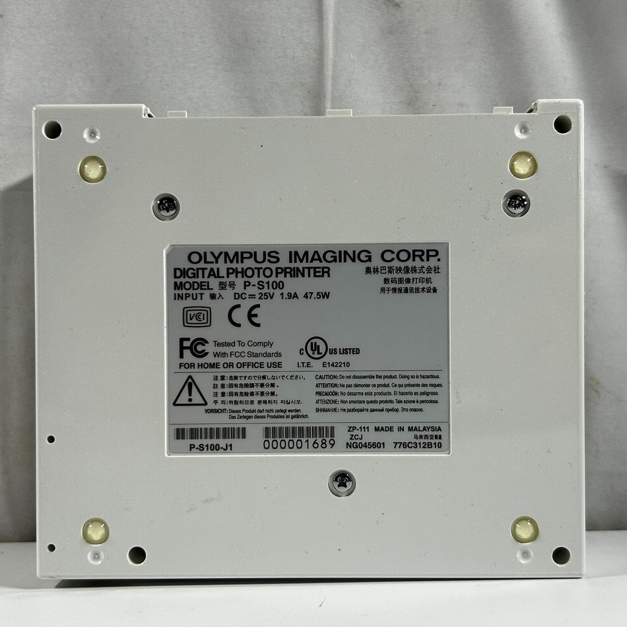 ★未使用　OLYMPUS　デジタルフォトプリンター　P-S100 カメラ OLYMPUS デジタルフォトプリンタ P-S100