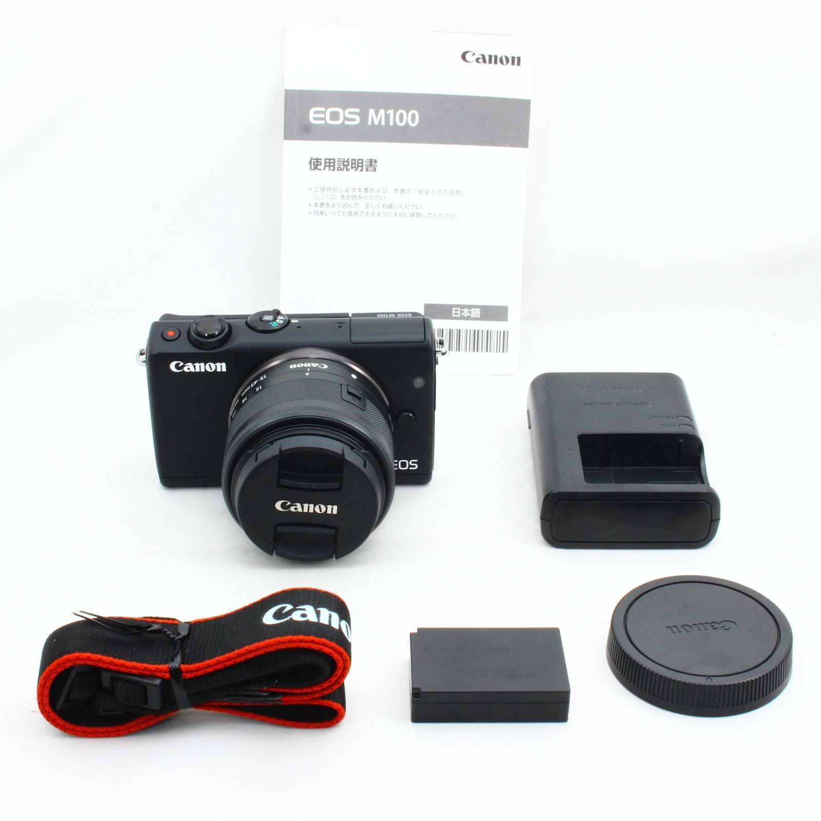 Canon ミラーレス一眼カメラ EOS M100 レンズキット ブラック - M&T ...