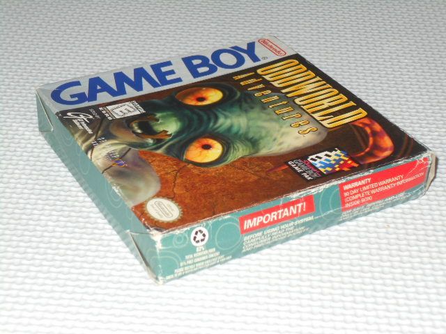 ゲームボーイ - GB★ODDWORLD Adventures 海外版 北米版 ハガキ付 GB☆ODDWORLD Adventures 海外版 北米版 ハガキ付 端子清掃済
