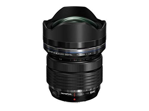 OLYMPUS 超広角ズームレンズ M.ZUIKO DIGITAL ED 7-14mm F2.8 PRO マイクロフォーサーズ用 EZ-M0714PRO BLK(中古品)