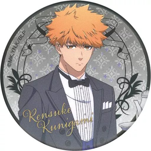 ブルーロック 國神 錬介 中外 コラボカフェ 執事ver. 等身 缶バッジ 中古】バッジ・ピンズ 國神錬介(等身) 「ブルーロック×Chugai Grace