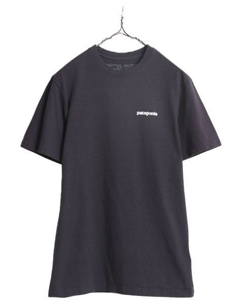 お得なクーポン配布中!】 18年製 パタゴニア 両面 プリント 半袖 Tシャツ メンズ S / 古着 Patagonia アウトドア P6  ボックスロゴ バックプリント クルーネック 紺 - メルカリ