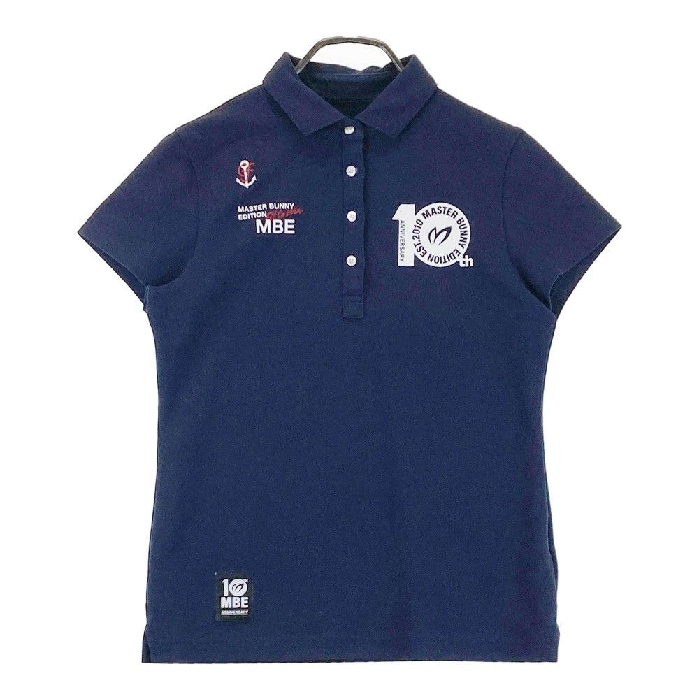 MASTER BUNNY EDITION ゴルフ 新品 半袖 紺色 新品】MASTER BUNNY EDITION マスターバニーエディション 半袖ダウン