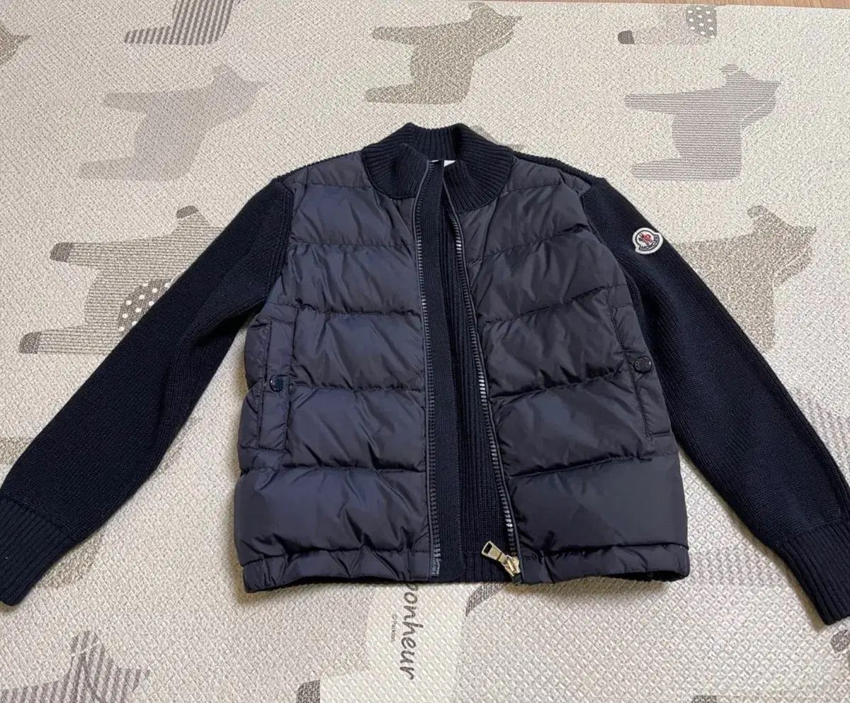 MONCLER モンクレール ネイビー ダウン ニット カーディガン