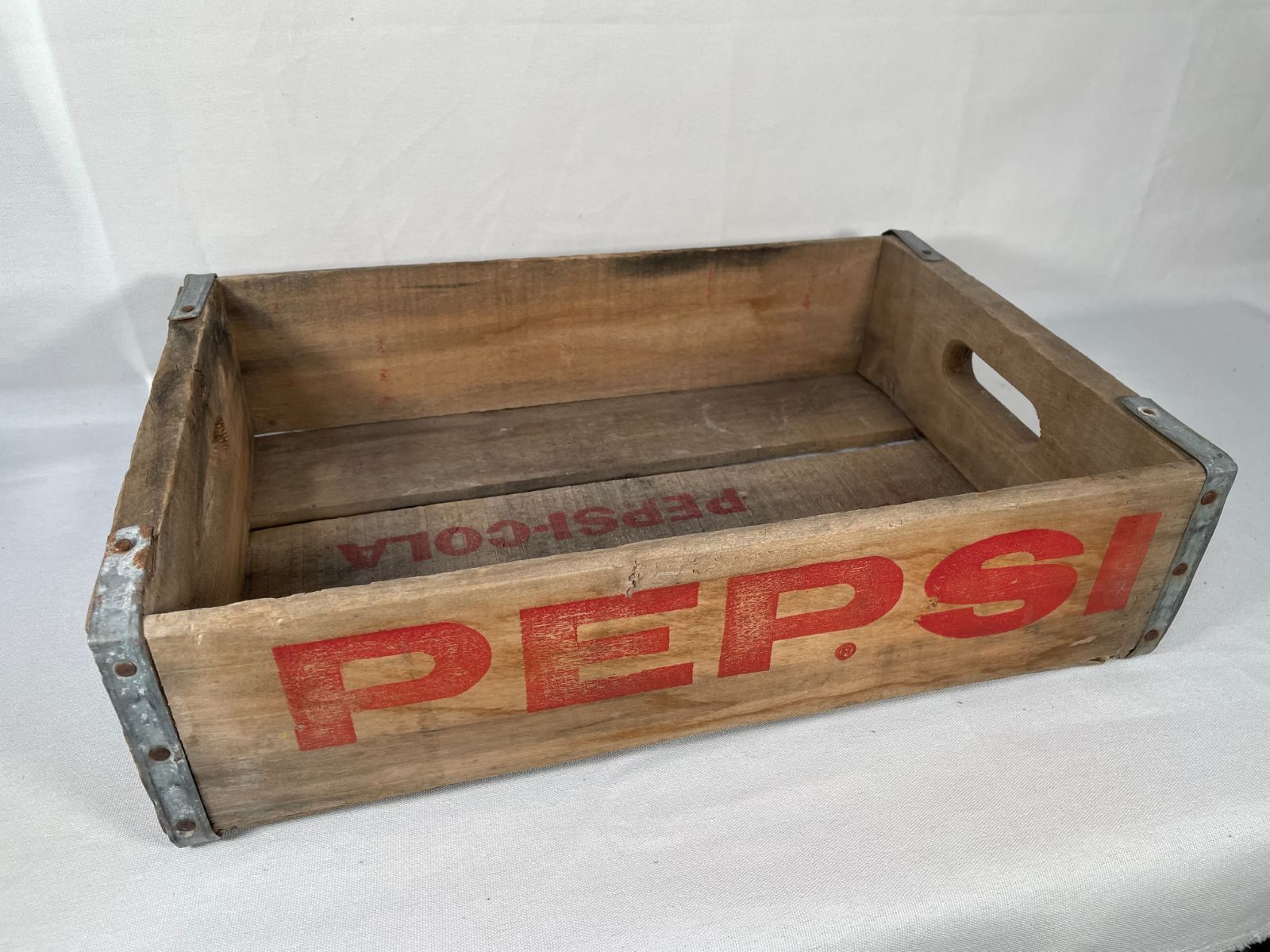 ペプシコーラ 木箱 PEPSI COLA Wooden Box アンティーク ヴィンテージ ...