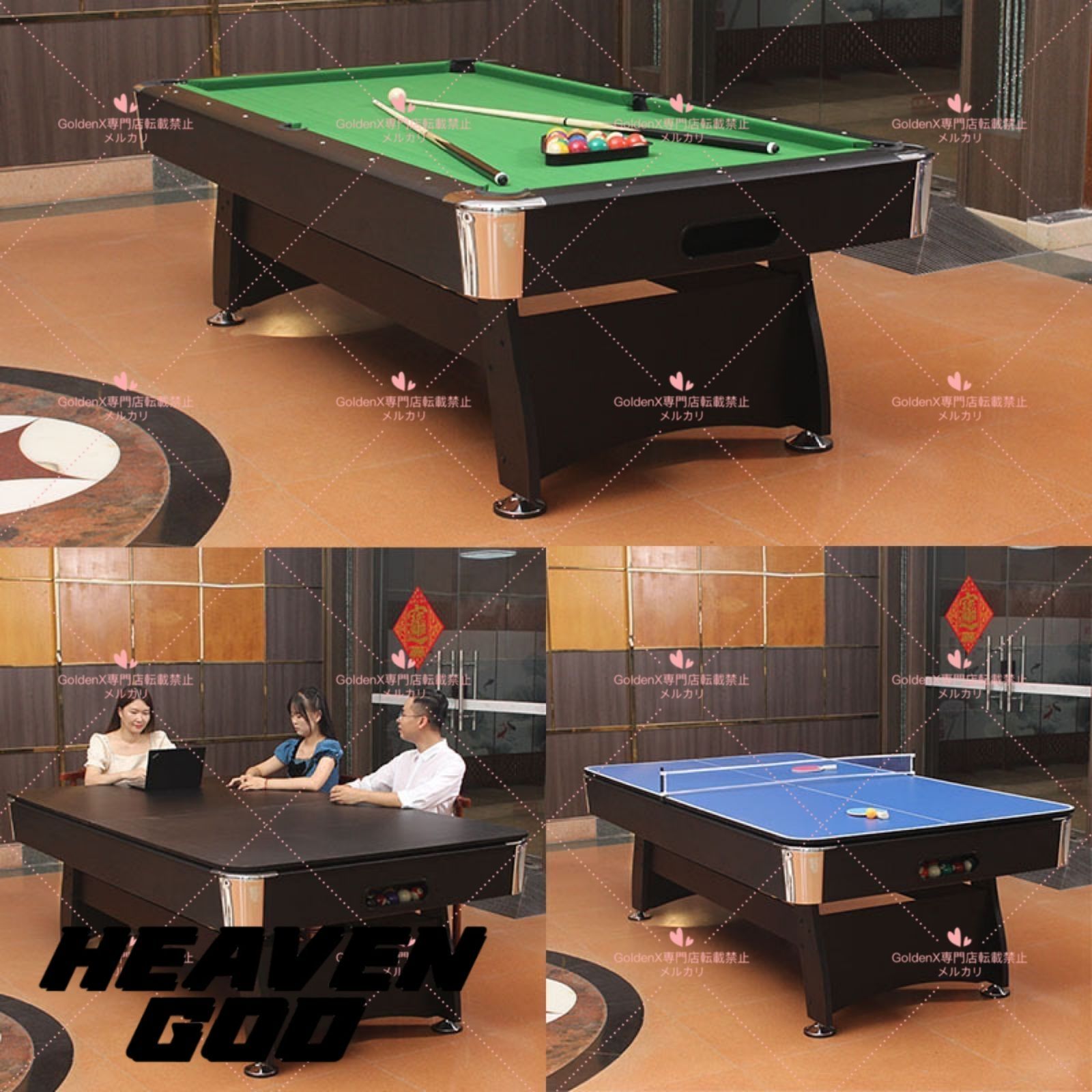 家庭用2in1円形のビリヤード台、バーやKTV、レストランでの大人向け