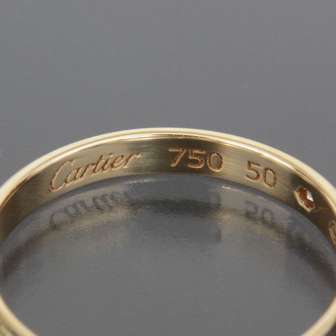 カルティエ 1895ウエディング 1Pダイヤリング 9.5号(50) E1738