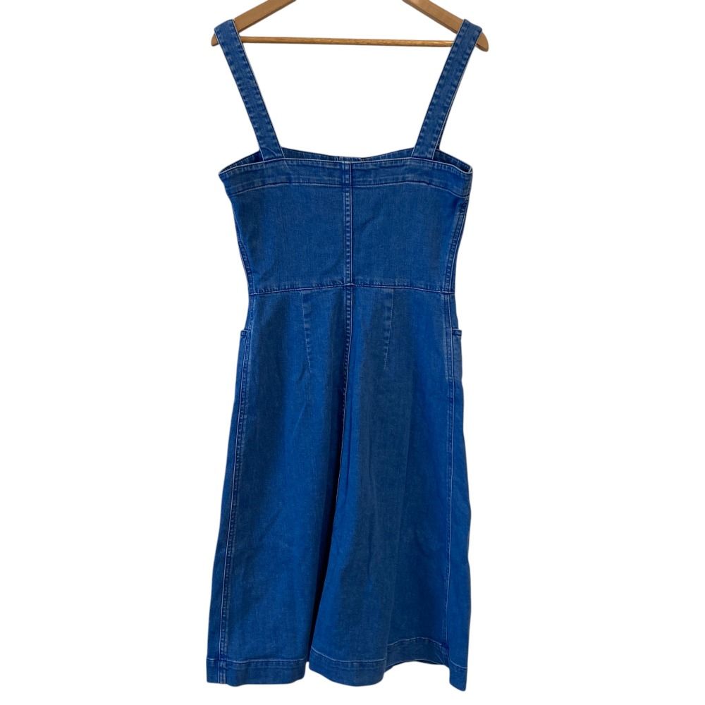 ステラマッカートニー　ブルーデニムサロペット　オーバーオール　オールインワン ステラマッカートニー ブルーデニムサロペット オーバーオール