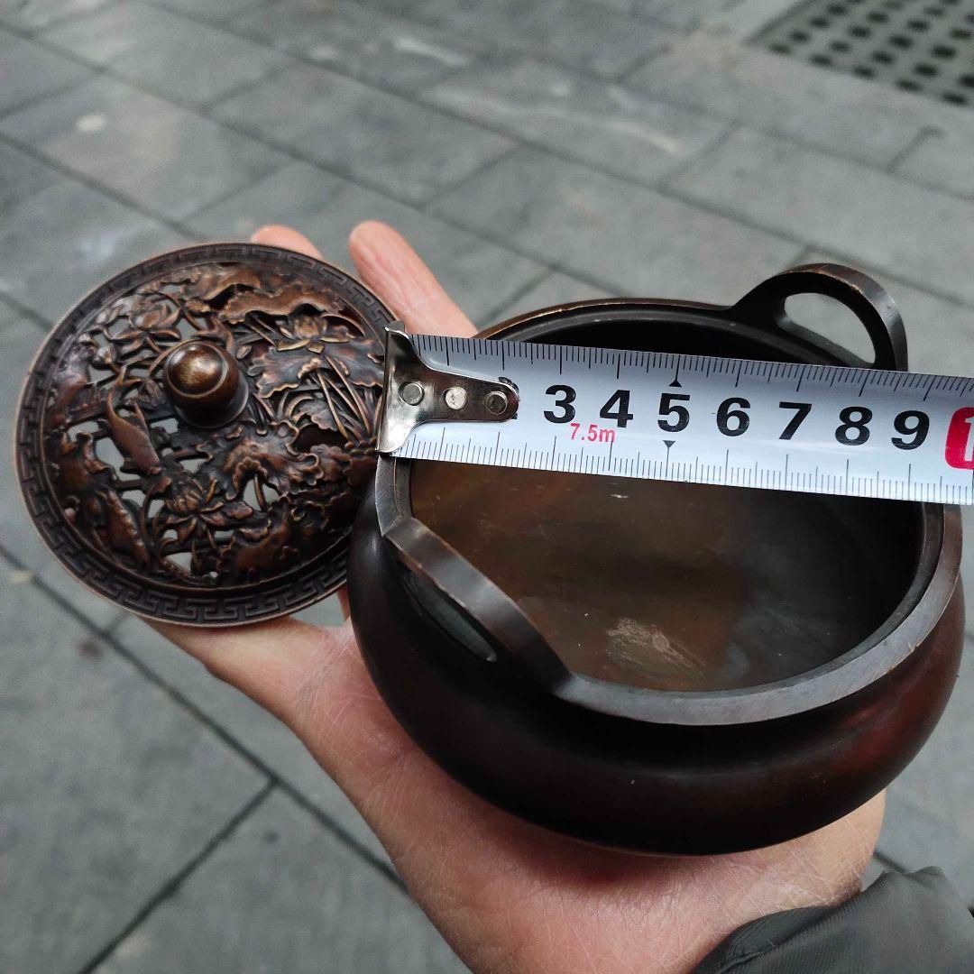 銅製 香炉 宣徳炉 檀香炉 線香炉 挿し香炉 仏具 香道具 工芸品 置物 銅製 香炉 宣徳炉 檀香炉 線香炉 挿し香炉 仏具 香道具 工芸品