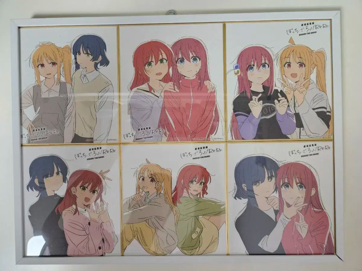 ぼっち・ざ・ろっく！ ドキドキビジュアル展2020 複製サイン入りミニ色紙 ぼっち・ざ・ろっく！ ドキドキビジュアル展2020 複製サイン入り