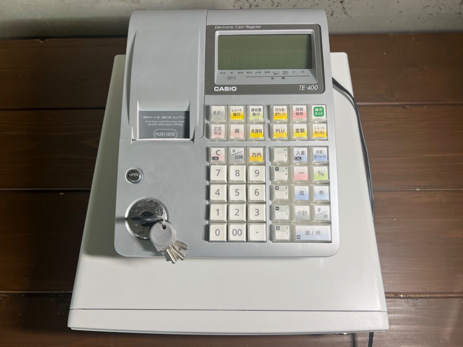 CASIO Casio TE-400 レジスター カシオ TE-400-BK カシオ 電子