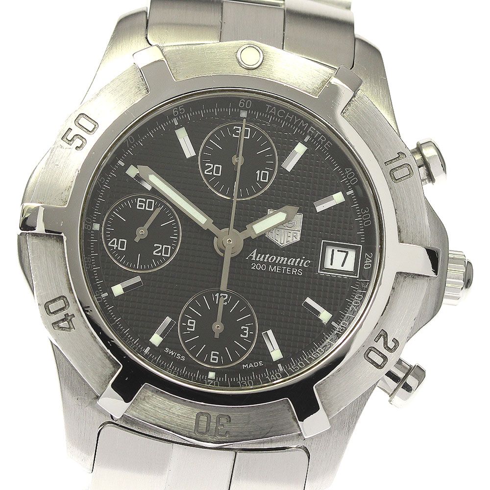 タグホイヤー TAG HEUER CN2111 エクスクルーシブ クロノグラフ デイト 自動巻き メンズ保証書付き_804735