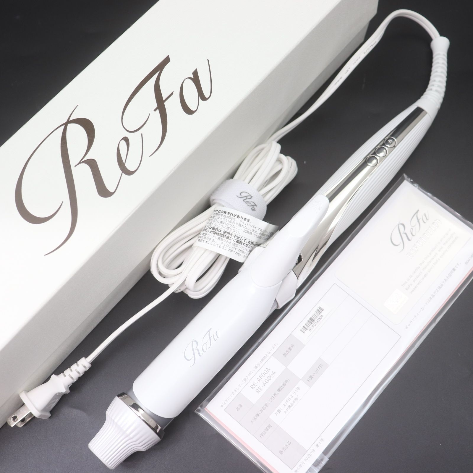 ITKHX9IO3REC 正規品 未使用 保管品 MTG ReFa リファ ビューテック カールアイロン 32mm RE-AF00A ホワイト 美容 家電