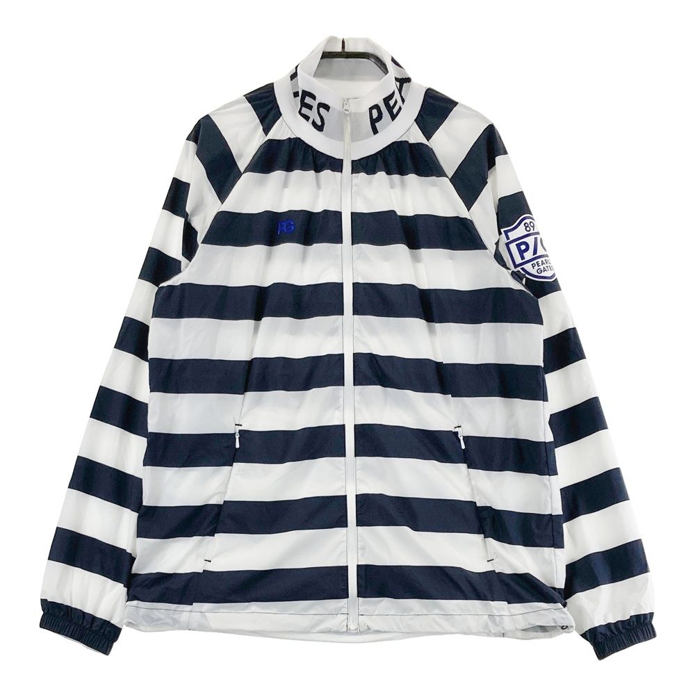 サイズ：4 PEARLY GATES パーリーゲイツ ジップジャケット ボーダー柄