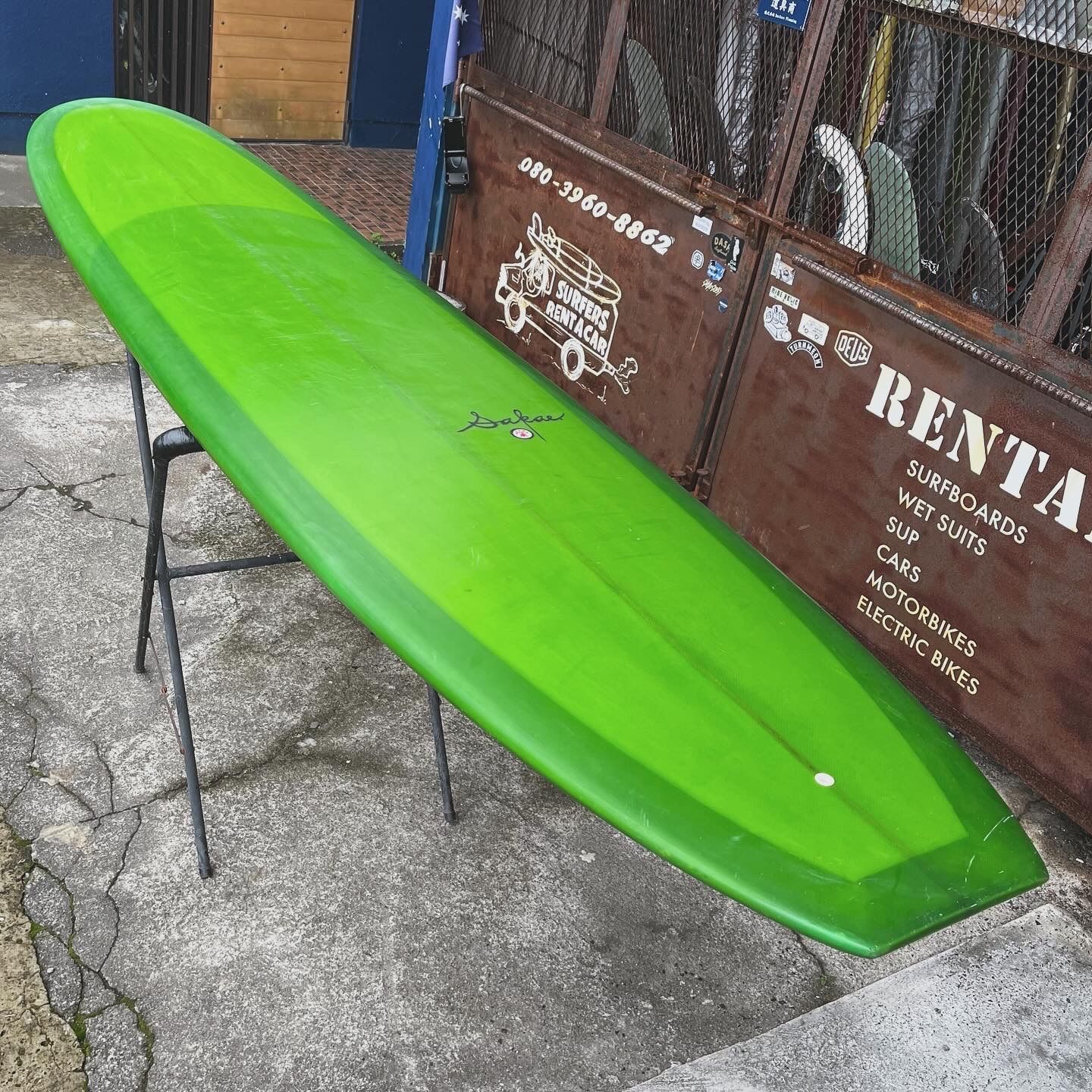 送料別途ご請求 中古ロングボード sakae surfboards 9'4