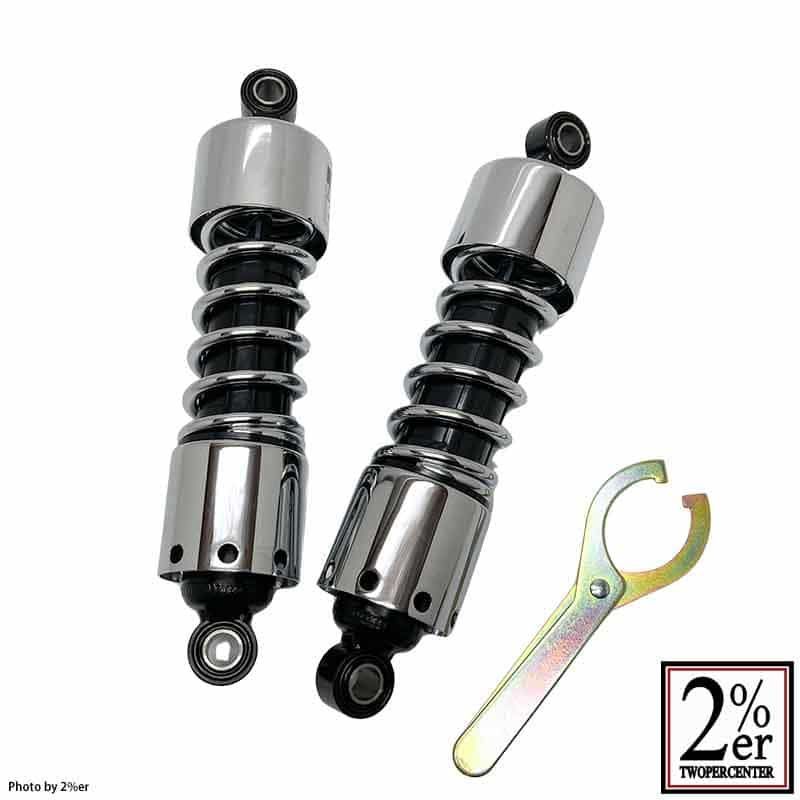 ︎^_^ページ ローダウンリアショック 280mm クロームメッキ ⁄ オフィシャル 2％er