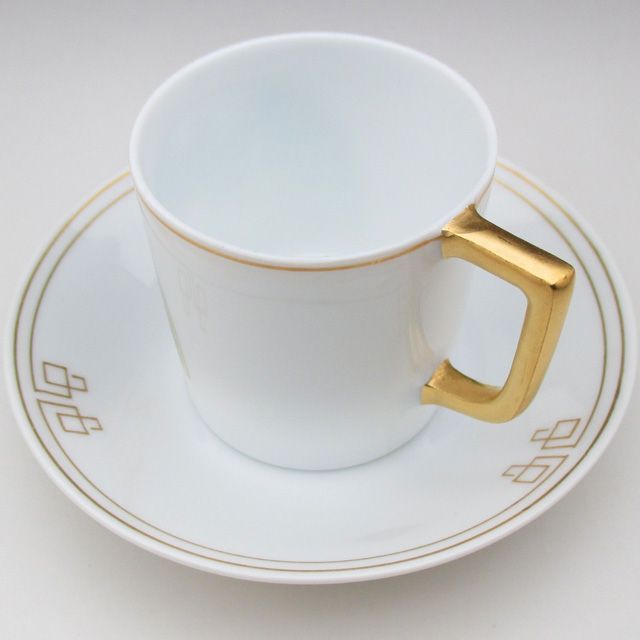 金彩白鳥絵 カップ＆ソーサー