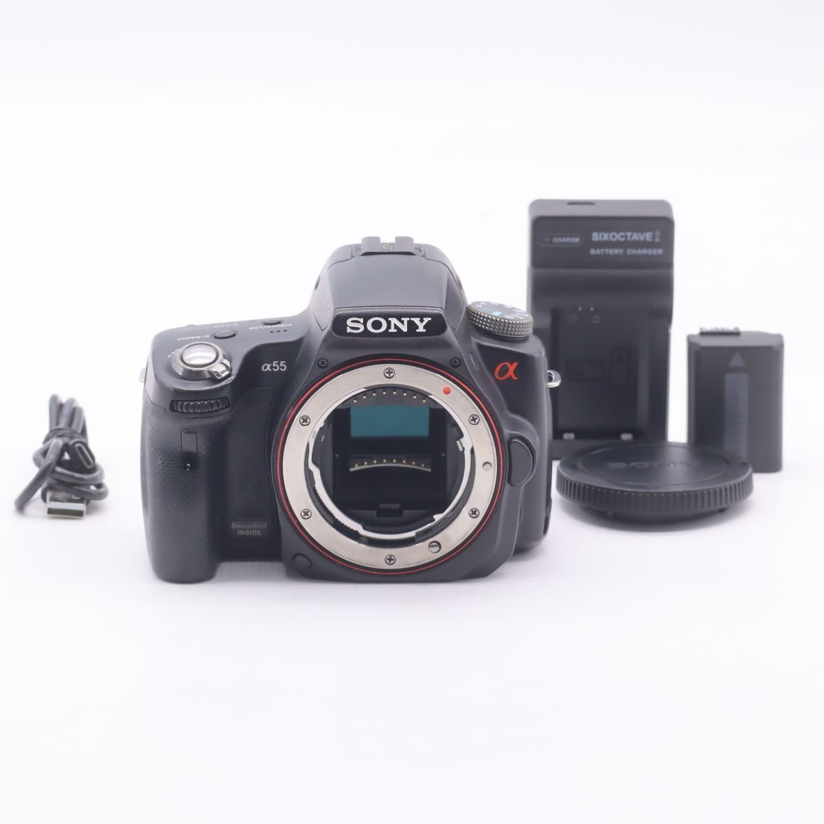 SONY デジタル一眼レフカメラ α55 ボディ ブラック SLT-A55V 458