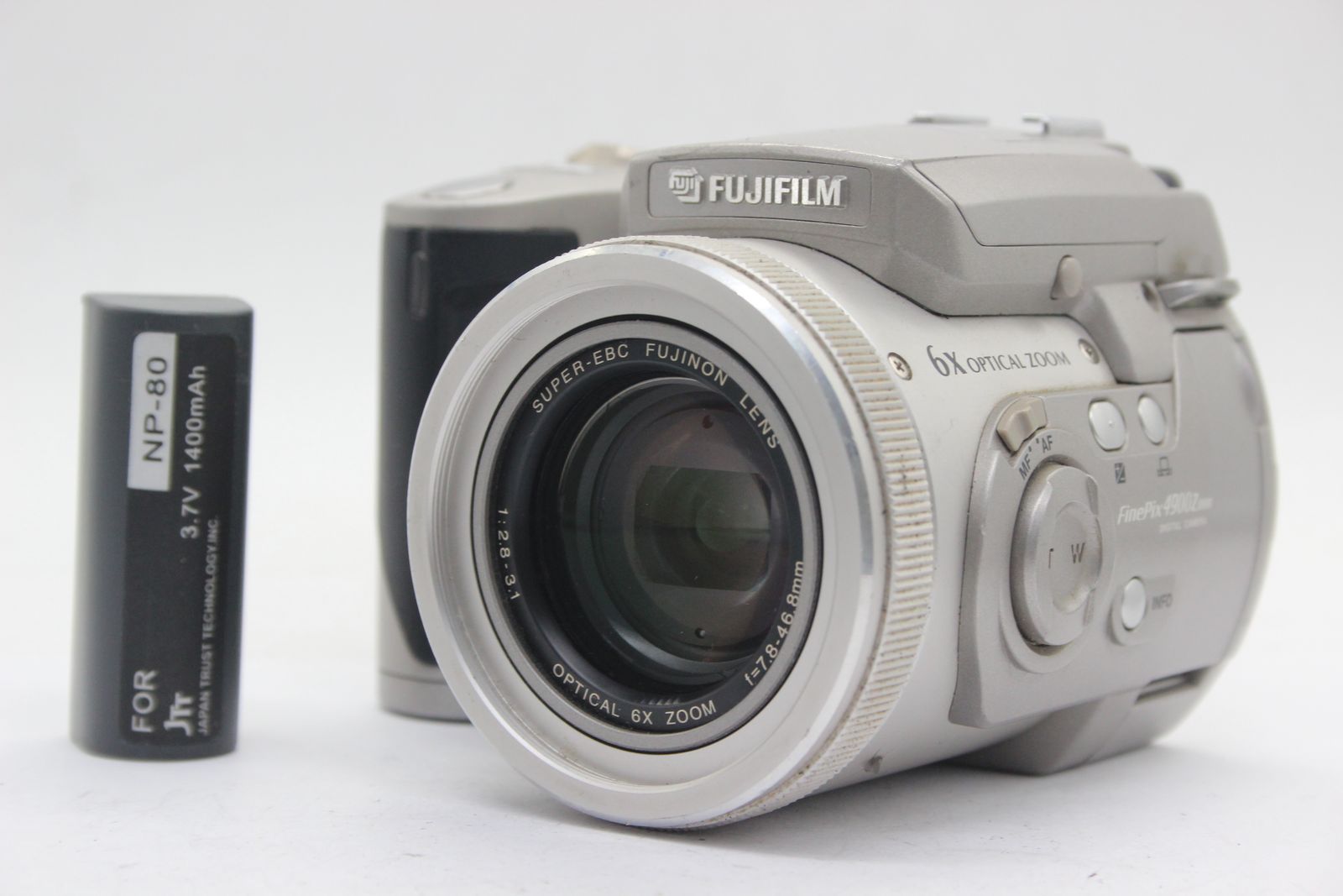 返品保証】 フジフィルム Fujifilm Finepix 4900Z 6x Zoom バッテリー